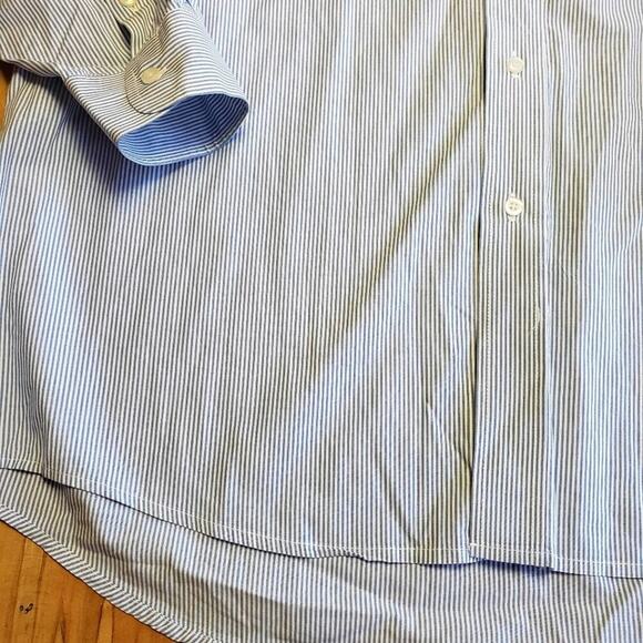 TOMMY HILFIGER BLUE PIN STRIPE SIZE LARGE - Picture 6 of 8